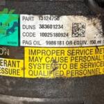 9986181-13124750 OPEL CORSA-ZAFİRA-ASTRA-VECTRA Klima Kompresörü
