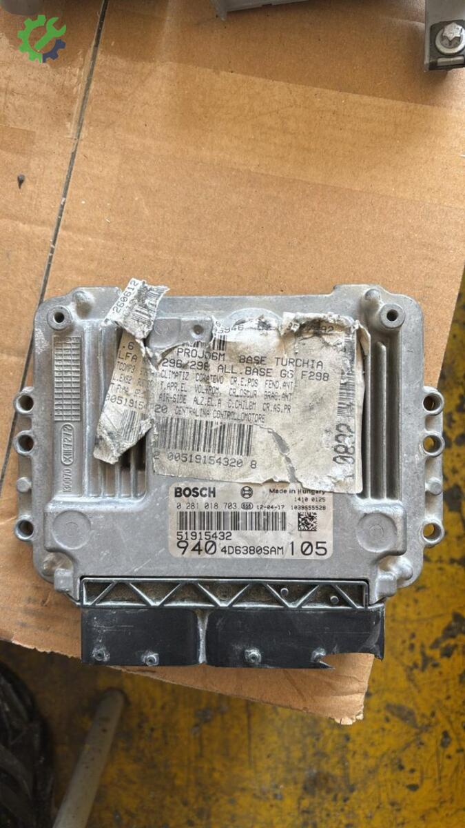 Alfa Romeo Giulietta Motor Beyni çıkma parça