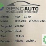 Audi A3 Volant Çıkma Parça İstanbul