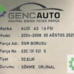 Audi A3 Hortum Çıkma Parça İstanbul