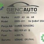 AUDİ A3 A6 A8 DARBE SENSÖRÜ SÖKME ORJİNAL 8E0959651 B