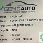 AUDİ A3 ATEŞLEME BOBİNİ NGK