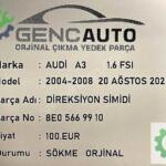 AUDİ A3 DİREKSİYON SİMİDİ SÖKME ORJİNAL OEM 8E05669910