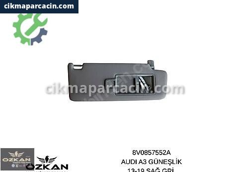 Audi A3 Güneşlik çıkma parça