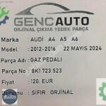 AUDİ A4 A5 A6 GAZ PEDALI SIFIR ORJİNAL OEM 8K1723523