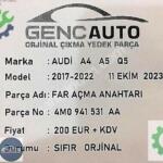 AUDİ A4 A5 Q5 FAR AÇMA ANAHTARI SIFIR ORJİNAL OEM 4M0941531 AA