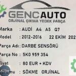 AUDİ A4 A5 Q7 DARBE SENSÖRÜ SÖKME ORJİNAL OEM 5K0959354
