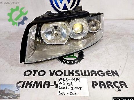 Audi A4 Sol Ön Far çıkma parça