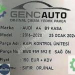 AUDİ A4 B9 KASA KAPI KONTROL ÜNİTESİ SIFIR ORJ OEM 8W0959592 E
