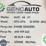 AUDİ A6 A7 DARBE SENSÖRÜ SÖKME ORJİNAL OEM 4H0959643