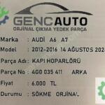 AUDİ A6 A7 KAPI HOPARLÖRÜ SÖKME ORJİNAL 4G0035411 ARKA