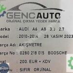 AUDİ A6 A8 DEBİMETRE AKIŞMETRE SIFIR ORJİNAL BOSCHE 0280218015