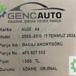 AUDİ A6 BAGAJ AMORTİSÖRÜ SÖKME ORJİNAL 4F5827552