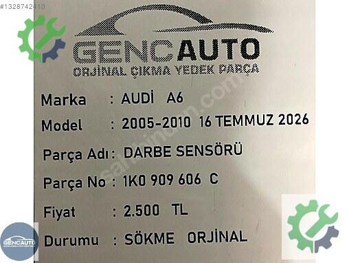 Audi A6 Darbe Sensörü 1K0909606 çıkma parça