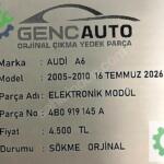 AUDİ A6 ELEKTRONİK MODÜL SÖKME ORJİNAL 4B0919145 A
