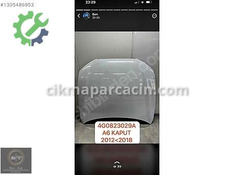 Audi A6 Kaput çıkma parça