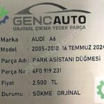 AUDİ A6 PARK ASİSTANI DÜĞMESİ SÖKME ORJ 4F0919231