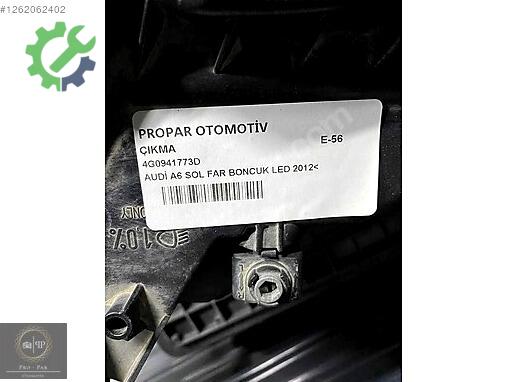 Audi A6 Sol Ön Far çıkma parça
