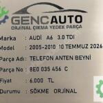 AUDİ A6 TELEFON ANTEN BEYNİ SÖKME ORJİNAL 8E0035456 C