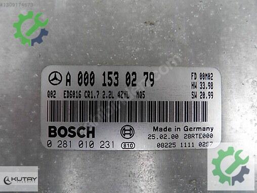 Mercedes-Benz Vito Motor Beyni 0001530279 çıkma parça