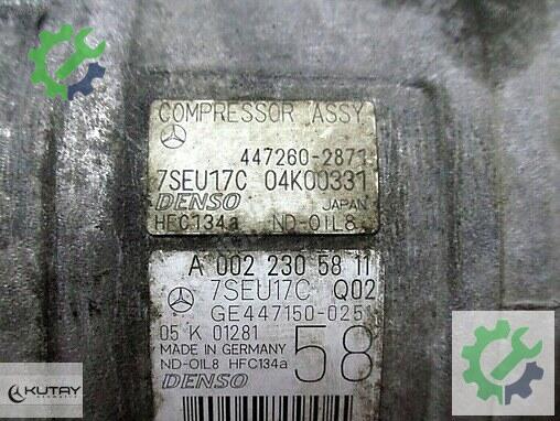 Mercedes-Benz ML Klima Kompresörü GE447150-0251 çıkma parça