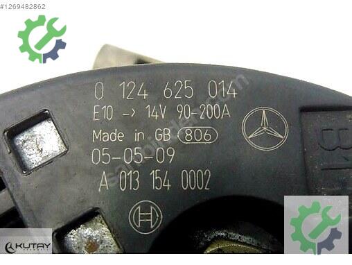 Mercedes-Benz E Şarj Dinamosu 0131540002 çıkma parça