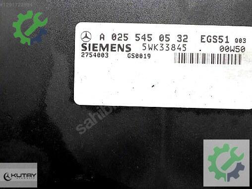 Mercedes-Benz E Beyni 0255450532 çıkma parça