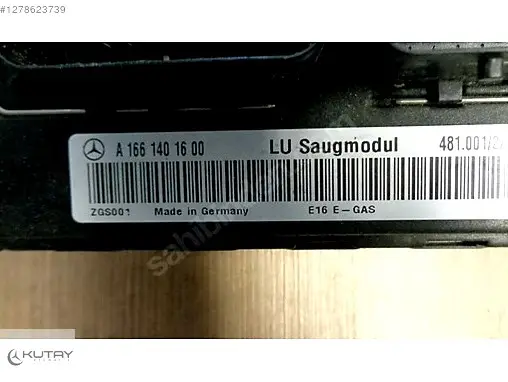 Mercedes-Benz A Motor Beyni çıkma parça