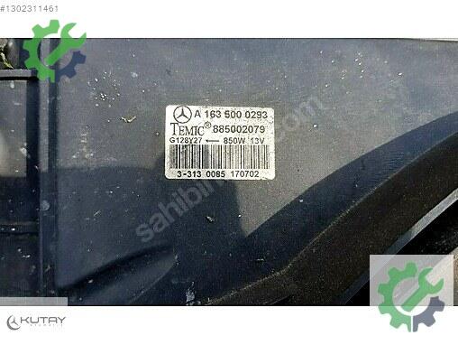 Mercedes-Benz ML Fan Motoru 1635000293 çıkma parça