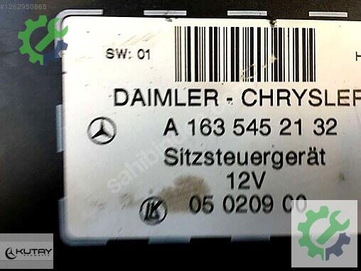 Mercedes-Benz ML Beyni 1635452132 çıkma parça