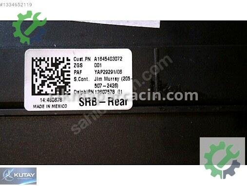 Mercedes-Benz ML Beyin 1645403072 çıkma parça