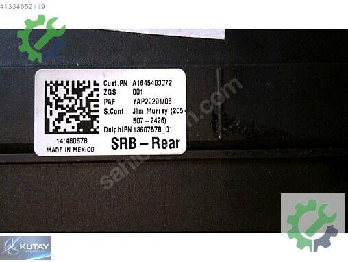 Mercedes-Benz ML Beyin 1645403072 çıkma parça