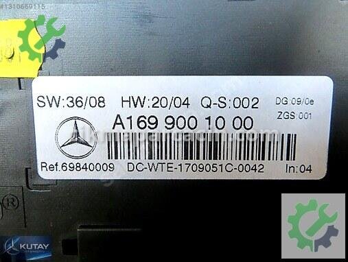 Mercedes-Benz B Kontrol Ünitesi 1699001000 çıkma parça