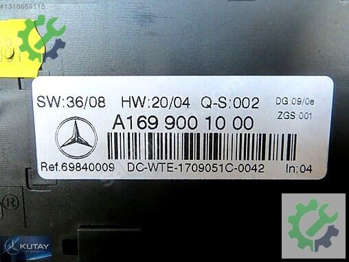 Mercedes-Benz B Kontrol Ünitesi 1699001000 çıkma parça