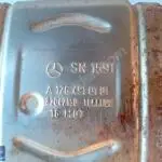 A 1764910101 MERCEDES-BENZ A W176 Arka Egzoz Susturucusu