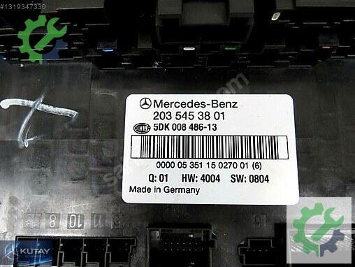Mercedes-Benz C Beyin 2035453801 çıkma parça