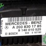 A 2038301785 Mercedes W203 C-Serisi Mopf klima kontrol Paneli