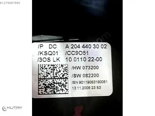 Mercedes-Benz C Sinyal Kolu 2044403002 çıkma parça