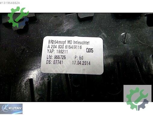 Mercedes-Benz C Ön Panjur 2048306154 çıkma parça
