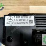 A 2049006608 Mercedes W218 W204 C-Serisi klima kontrol ünitesi