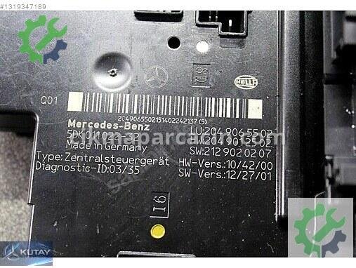 Mercedes-Benz C Sam Beyni 2049065502 çıkma parça