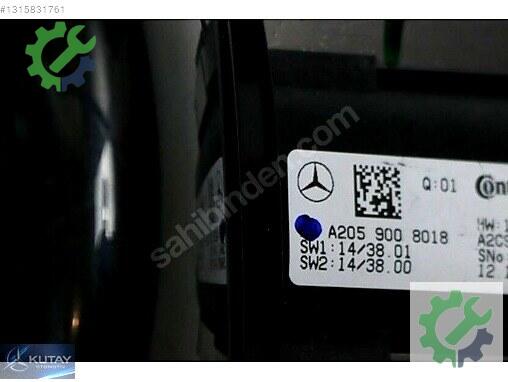 Mercedes-Benz C Kontrol Düğmeleri 2059008018 çıkma parça