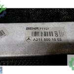 A 2115001002 MERCEDES W211 İNTERKOL RADYATÖRÜ 2115001102