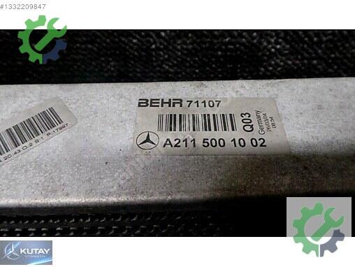 Mercedes-Benz E Radyatör 2115001002 çıkma parça