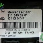 A 2115455201 Mercedes E-Class W211 arka sam beyni