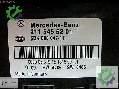 Mercedes-Benz E Sam Beyni çıkma parça