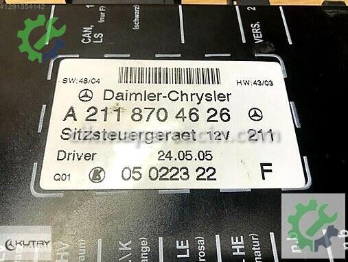 Mercedes-Benz E Beyni 2118704626 çıkma parça
