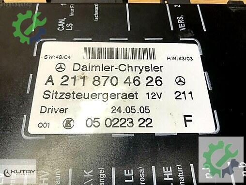 Mercedes-Benz E Beyni 2118704626 çıkma parça