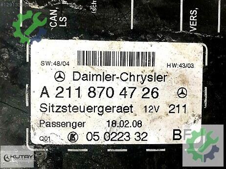 Mercedes-Benz E Beyni 2118704726 çıkma parça