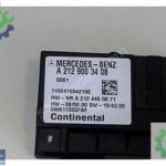 A 2129003408 Mercedes W204 W212 yakıt pompası kontrol beyni